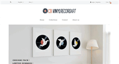 Desktop Screenshot of cbvinylrecordart.com